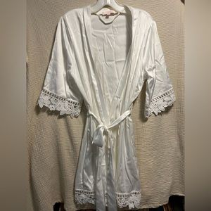 White Lace Robe